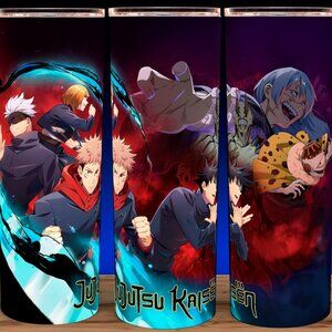 Jujutsu Kaisen Anime Manga JJK Action Cup Mug Tumbler